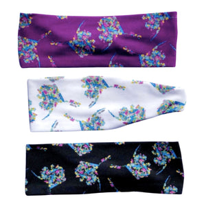 AK State Wildflower Headband