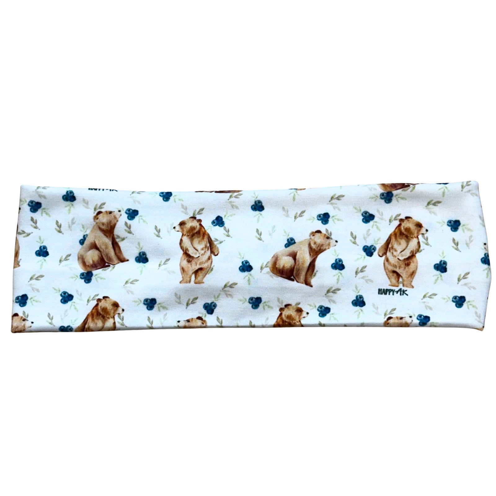 Blueberry Bear Cub Headband