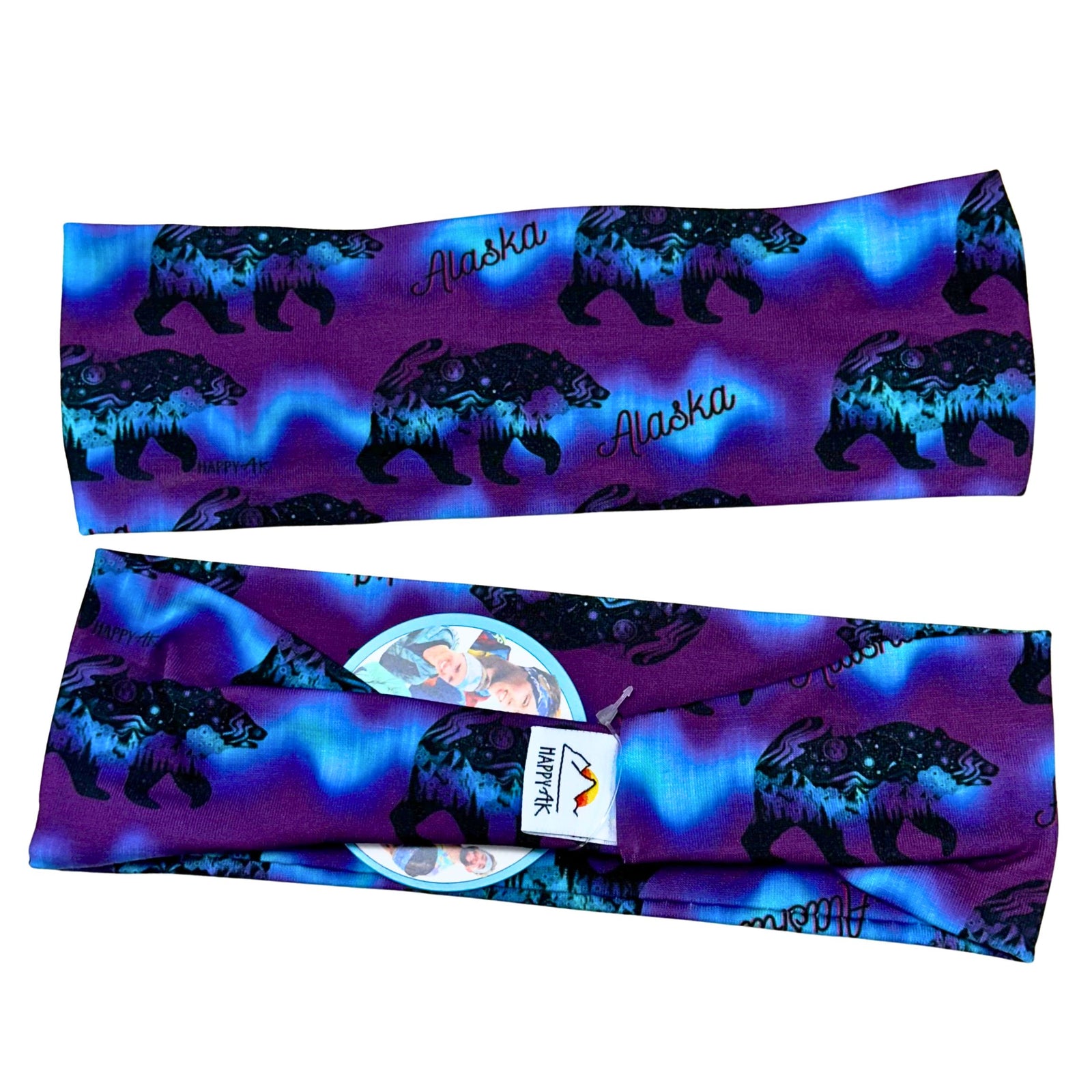 Northern Lights Grizzly Headband