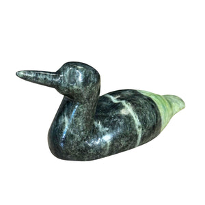 Loon #114 Soapstone Carving