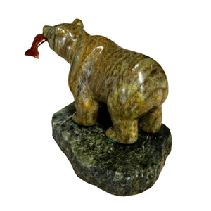 McNeil Brown Bear #37 Soapstone Carving