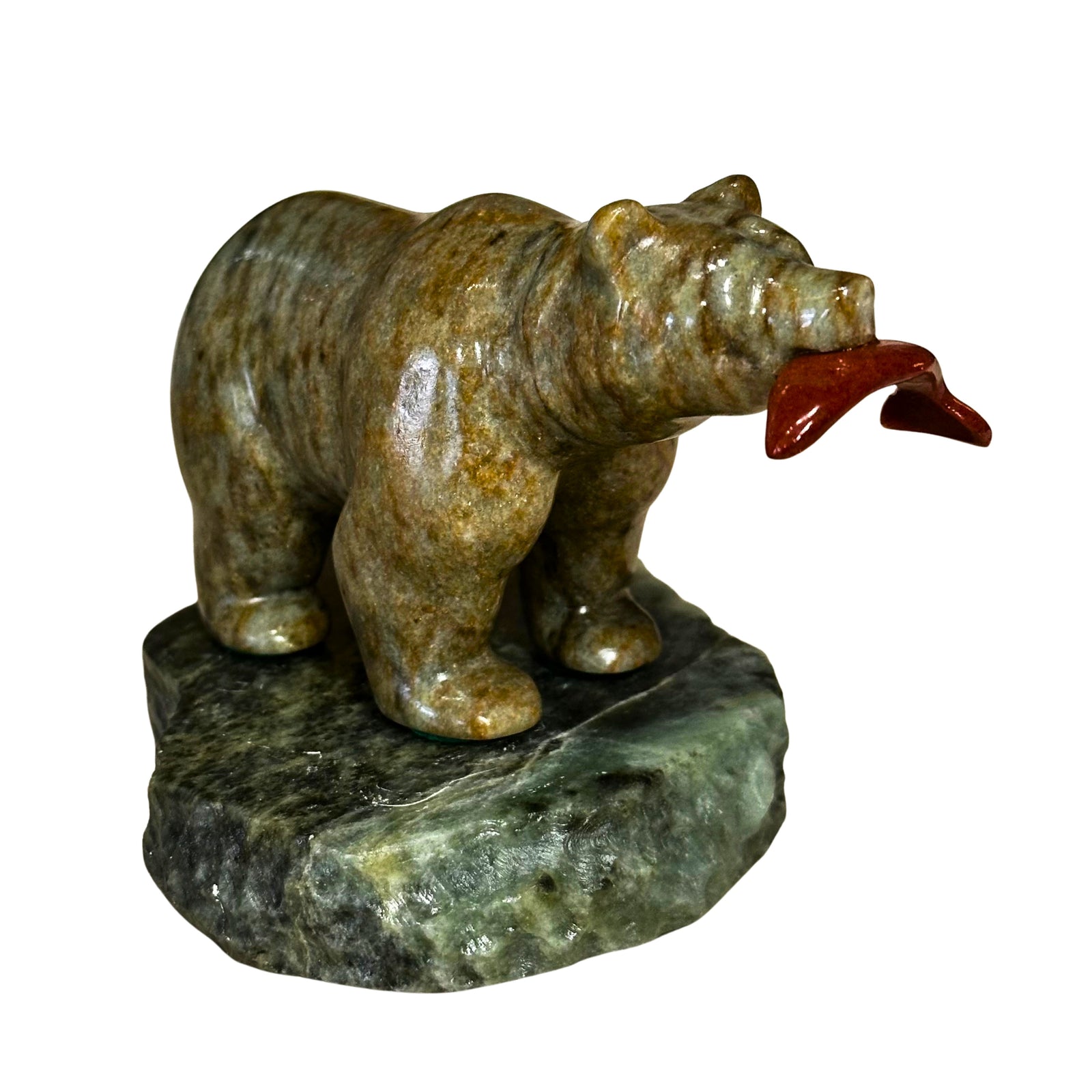 McNeil Brown Bear #37 Soapstone Carving