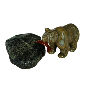 McNeil Brown Bear #37 Soapstone Carving