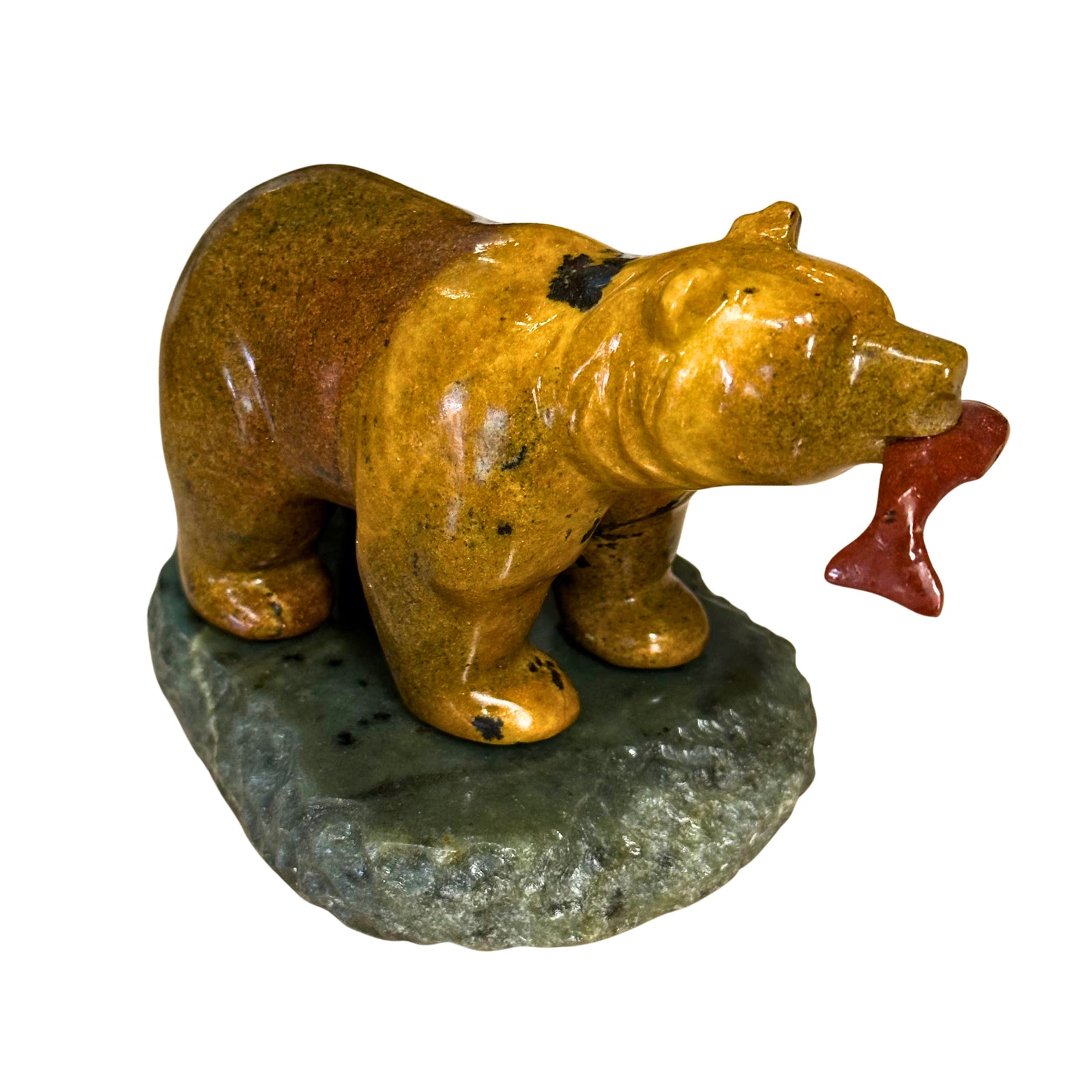 McNeil Brown Bear #38 Soapstone Carving