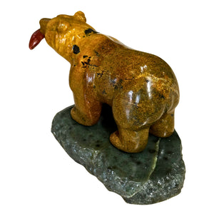 McNeil Brown Bear #38 Soapstone Carving