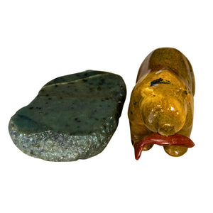 McNeil Brown Bear #38 Soapstone Carving