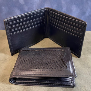 Salmon Leather 8 Pocket Billfold