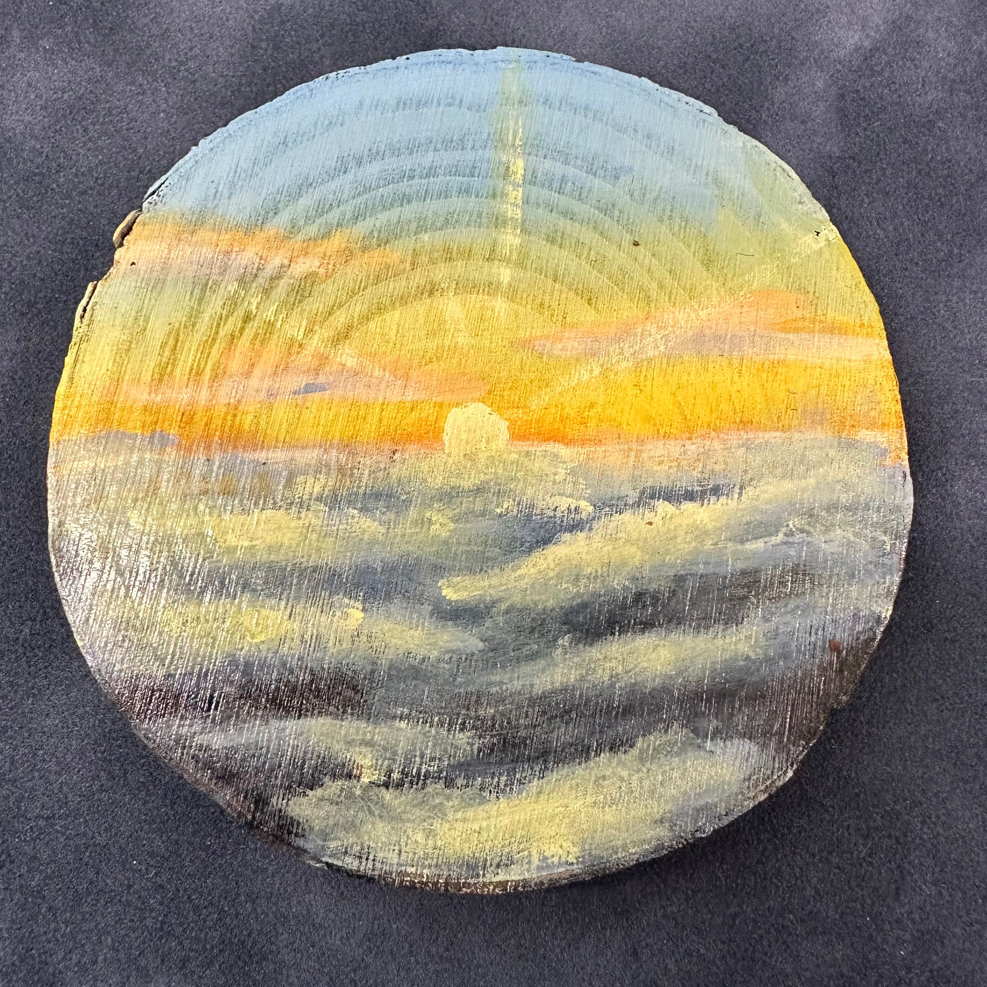 Sunset Original Wood Print
