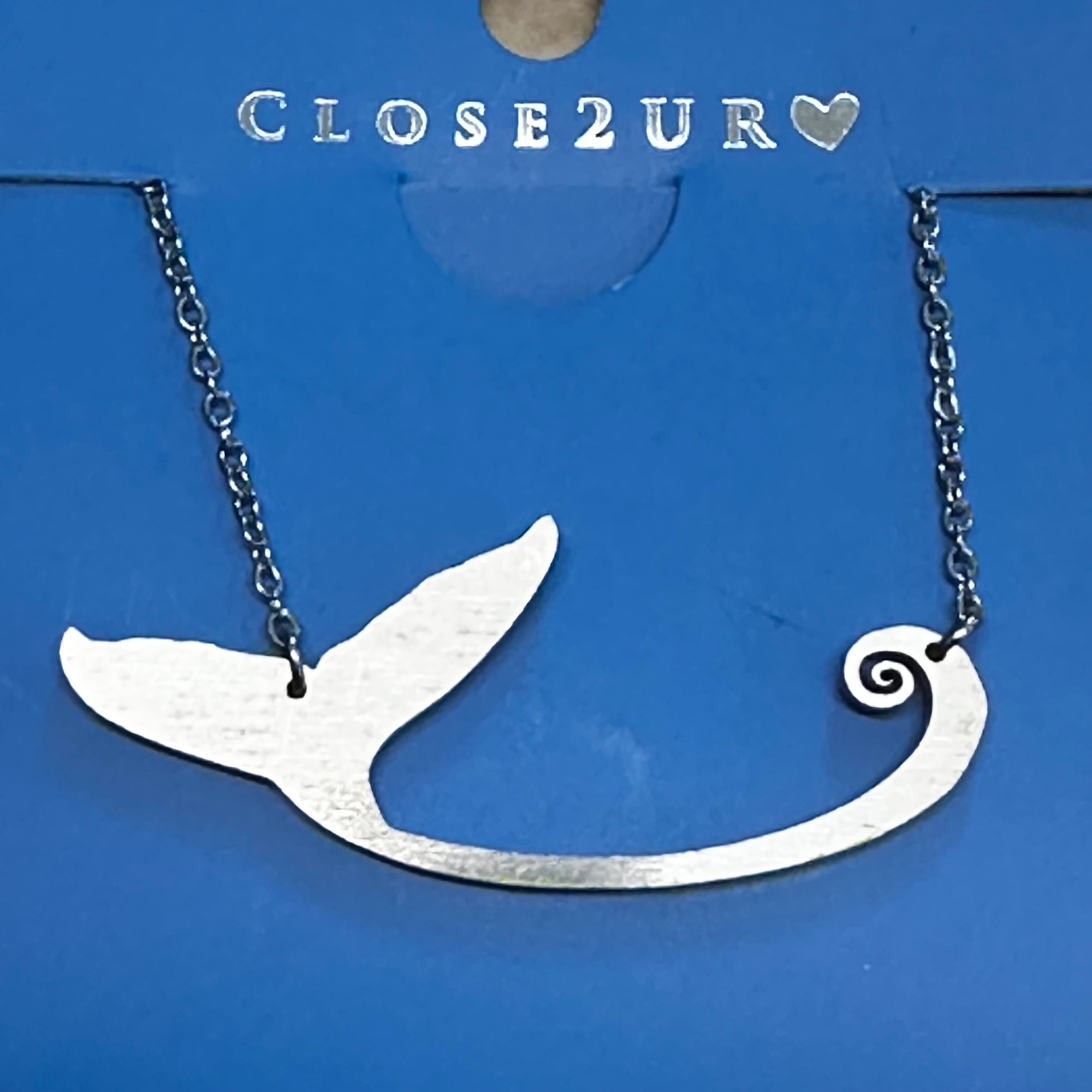 Whale Tail Necklace - In The Wave