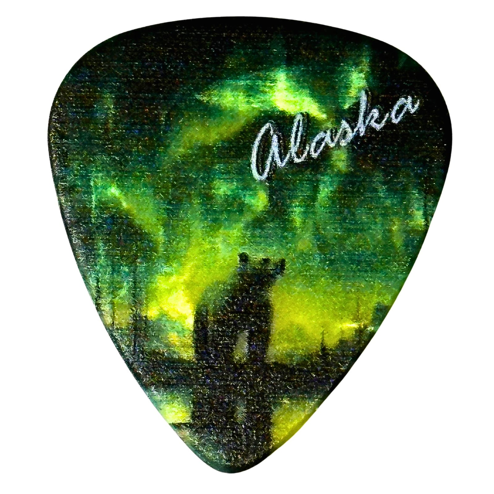 Alaska Northern Lights Guitar Pick