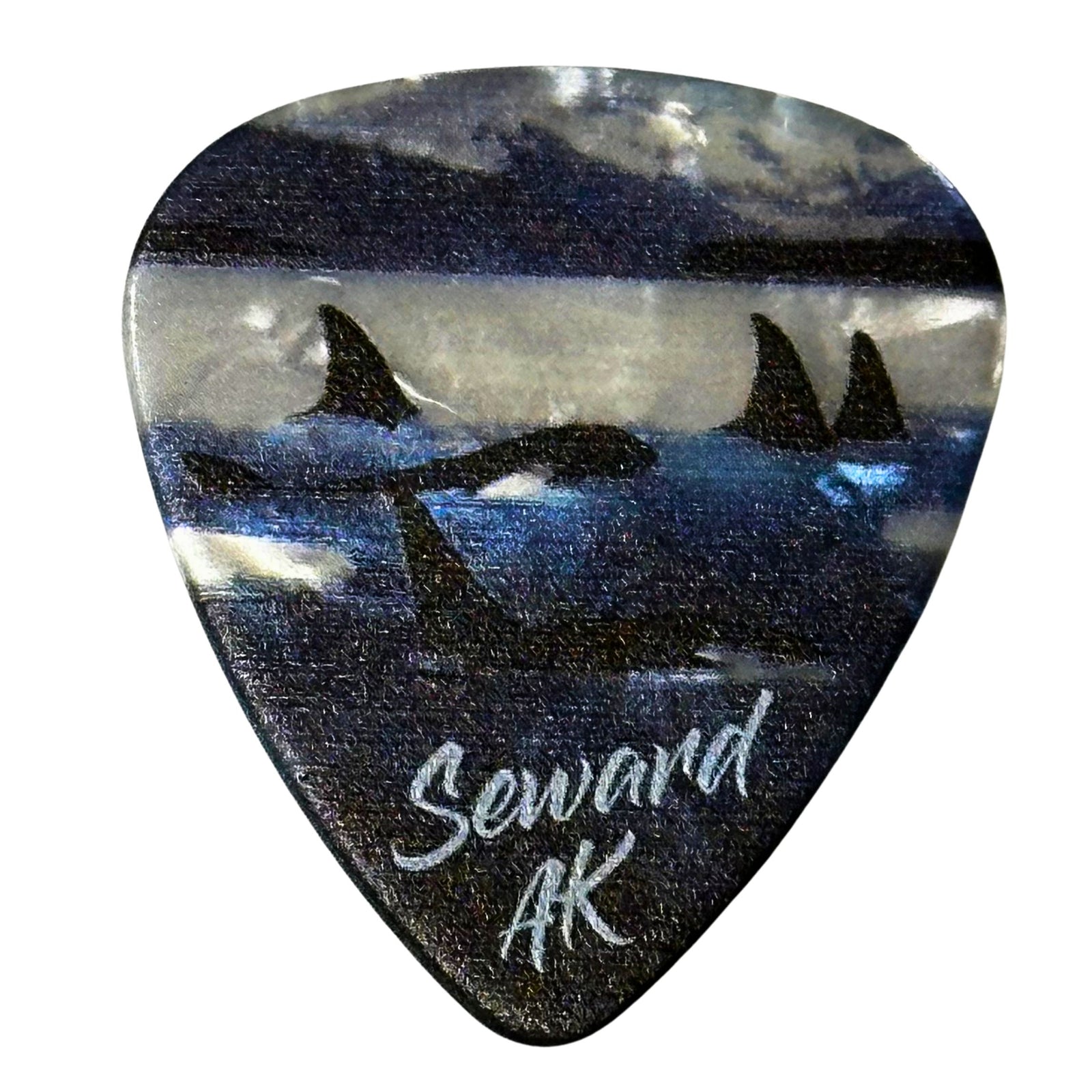 Alaska Orca Pod Guitar Pick