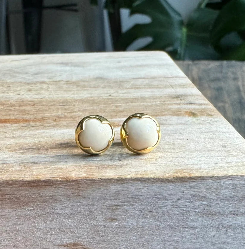 Essentials 18kt Gold Vermeil Studs
