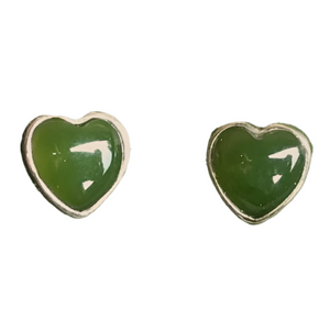 Jade Post Earrings Tiny