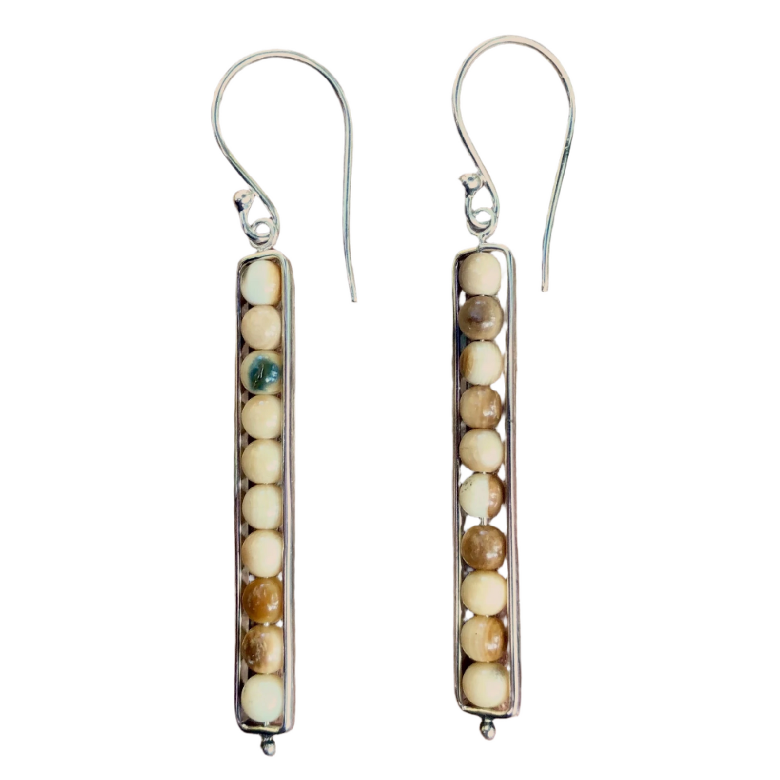Mammoth Ivory Linear Earrings