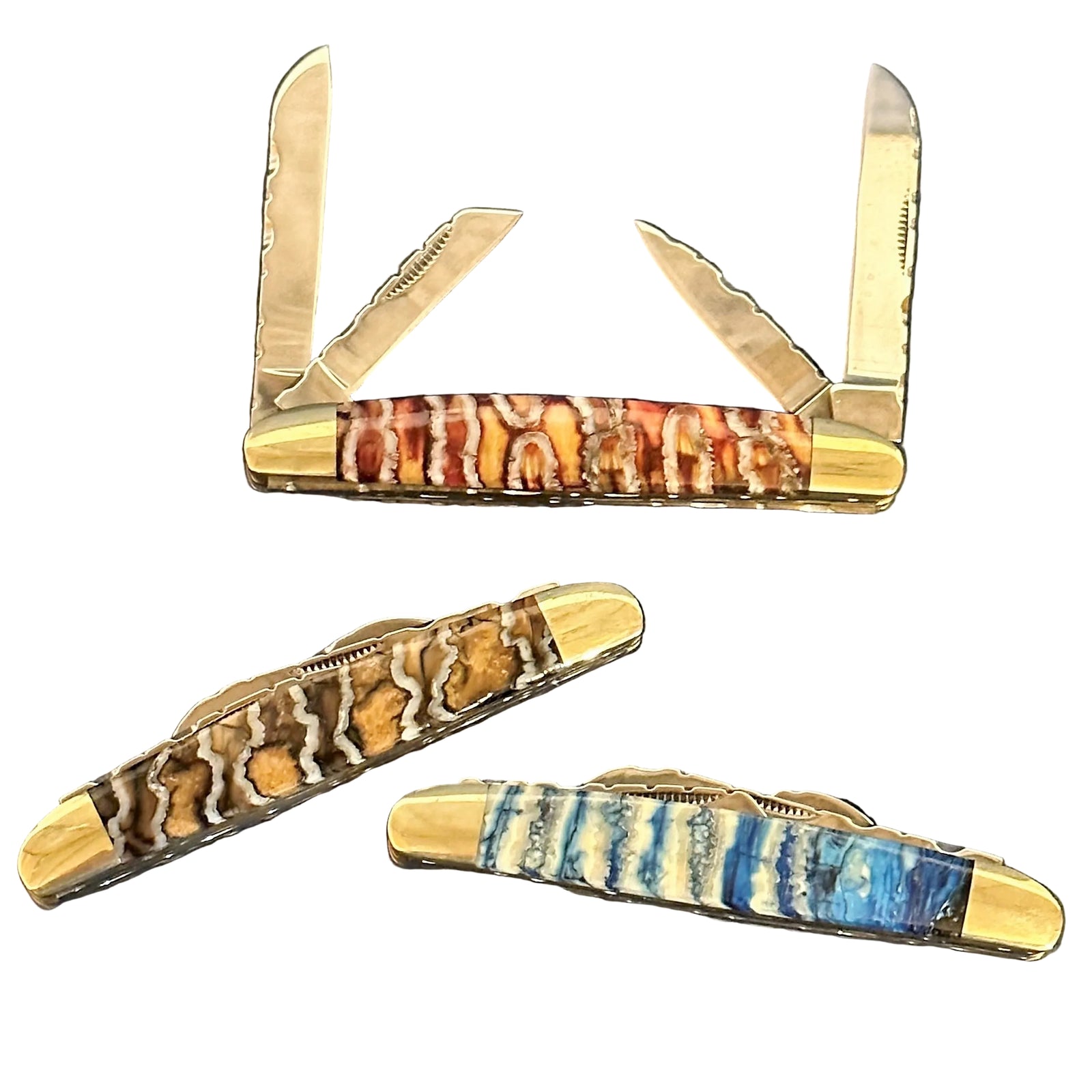 Mammoth Tooth Four Blade Gents Knife By Ursa