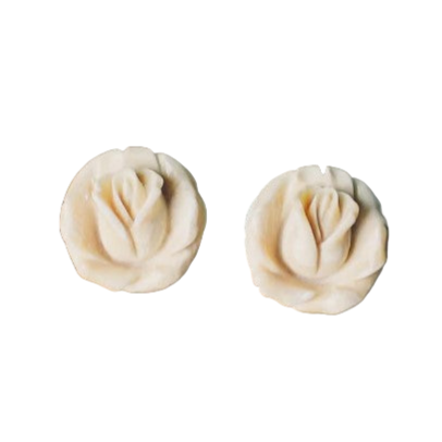 Rosebud Post Earrings