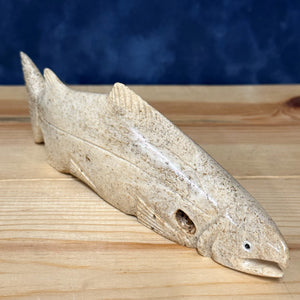 Walrus Jawbone Fish Figurines