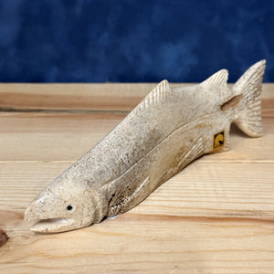 Walrus Jawbone Fish Figurines