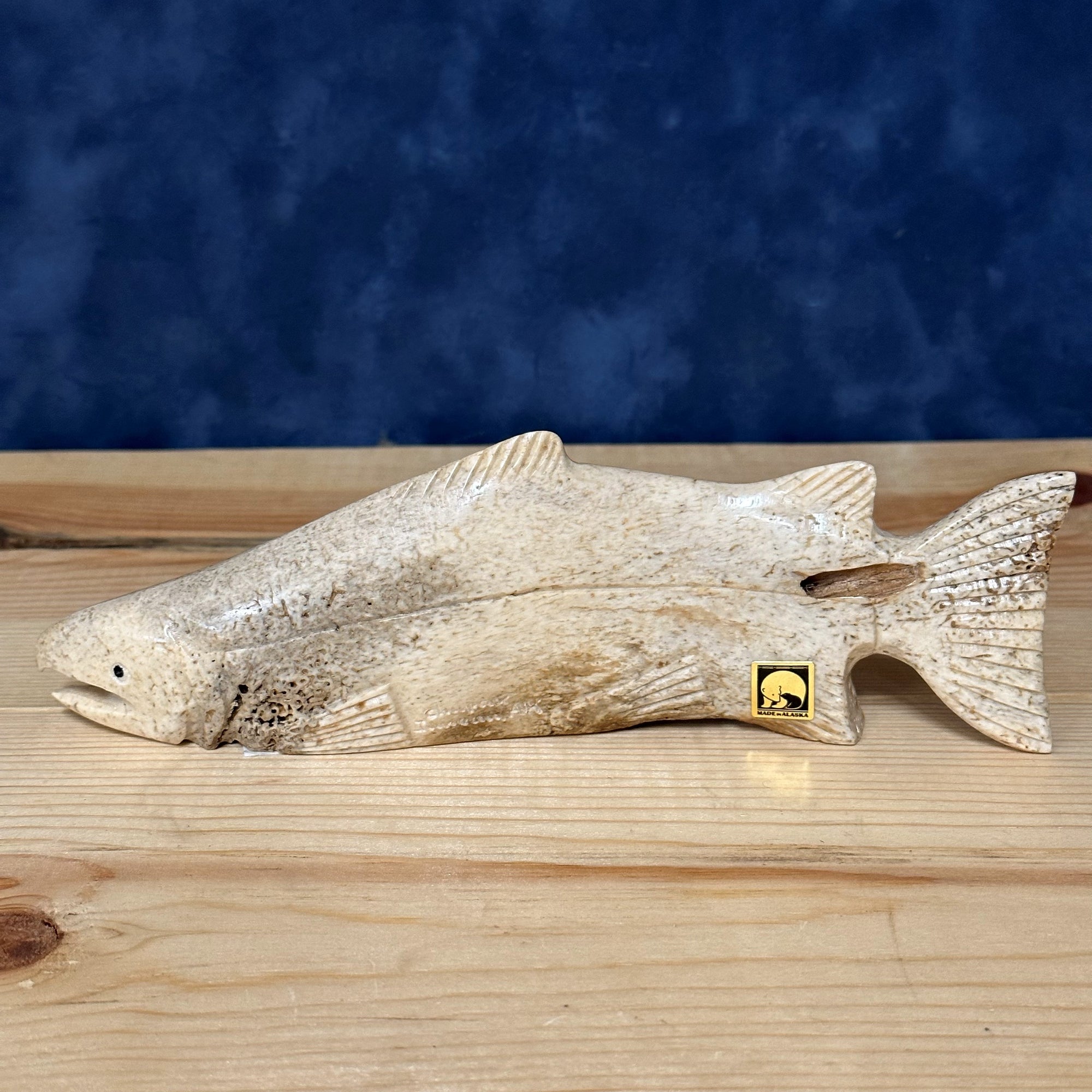 Walrus Jawbone Fish Figurines