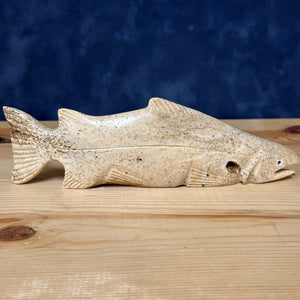 Walrus Jawbone Fish Figurines