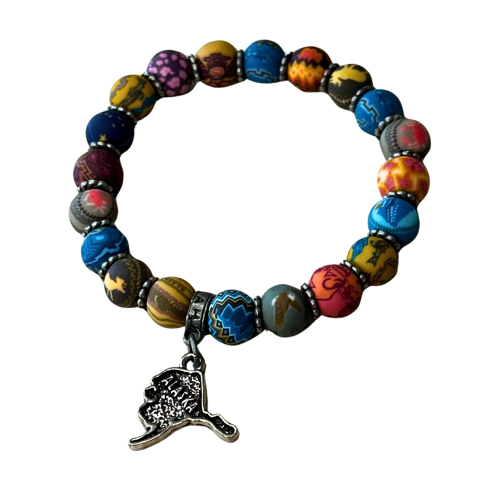 Alaska Destination Clay Beaded Bracelet