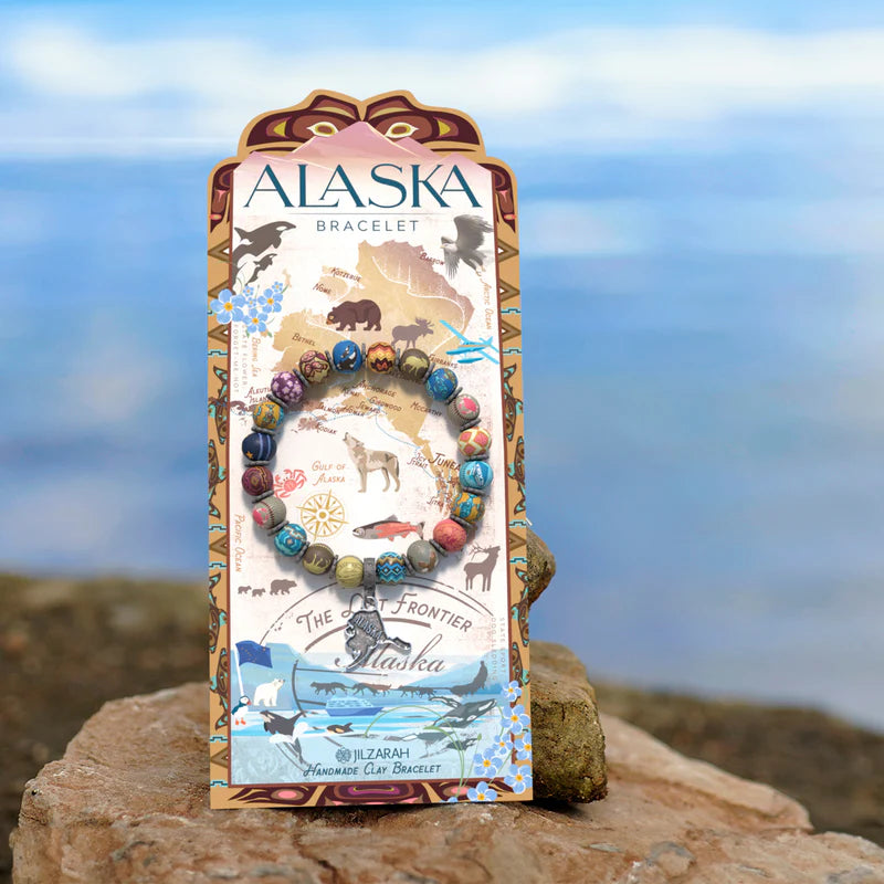 Alaska Destination Clay Beaded Bracelet