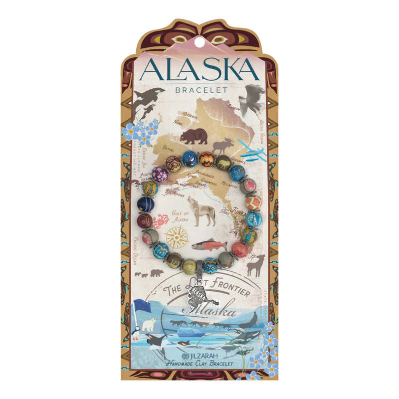 Alaska Destination Clay Beaded Bracelet