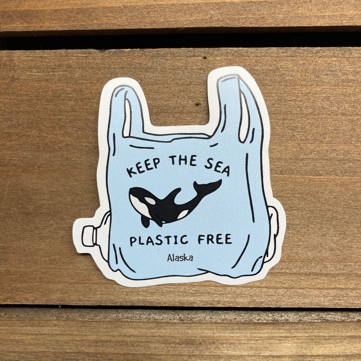Keep The Sea Plastic Free Sticker 3 Inch