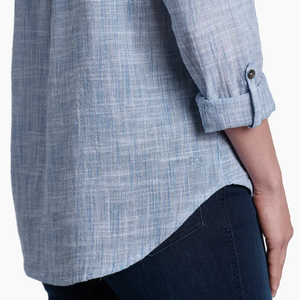 Adele Long Sleeve Shirt - Storm Blue