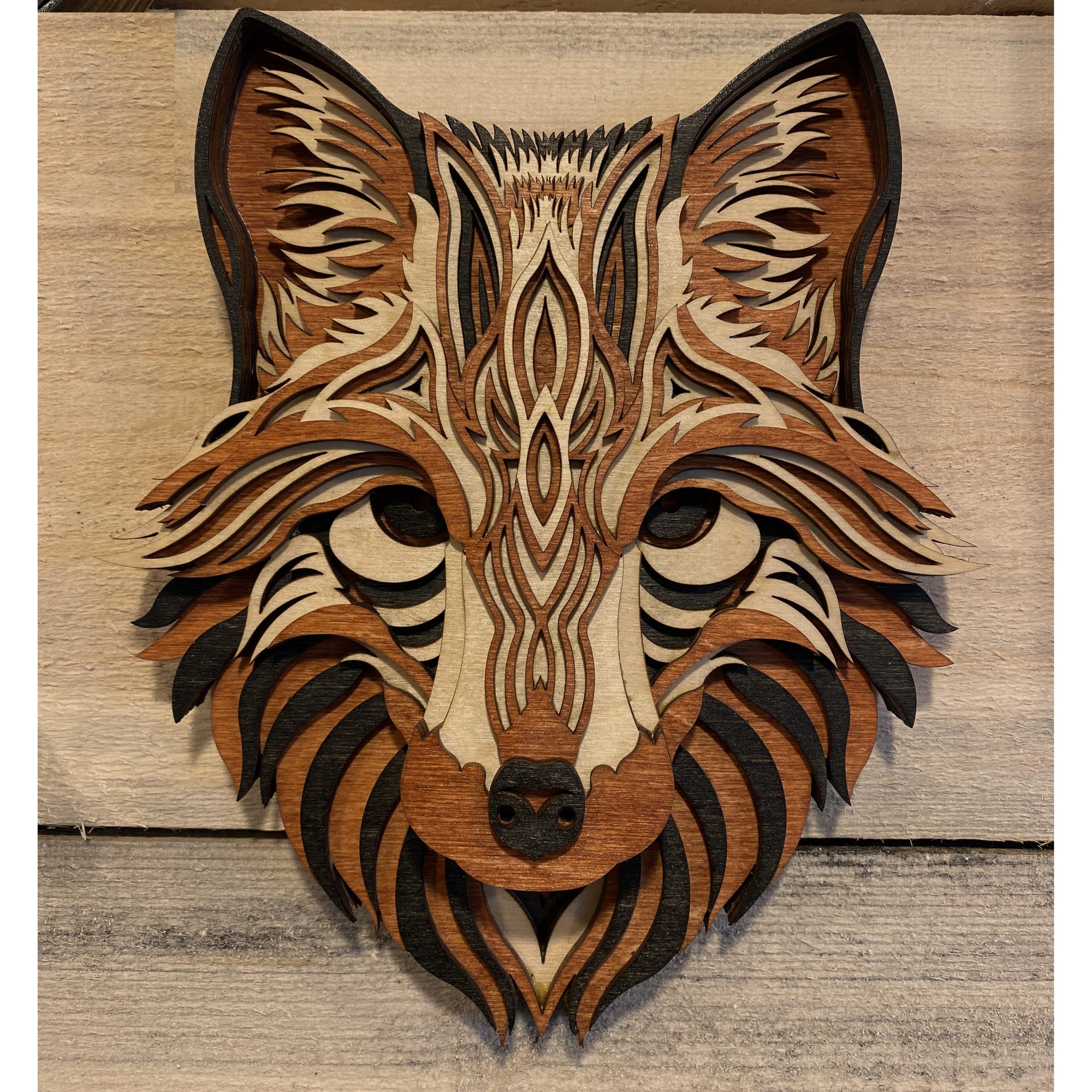 Sly As A Fox Wood Art