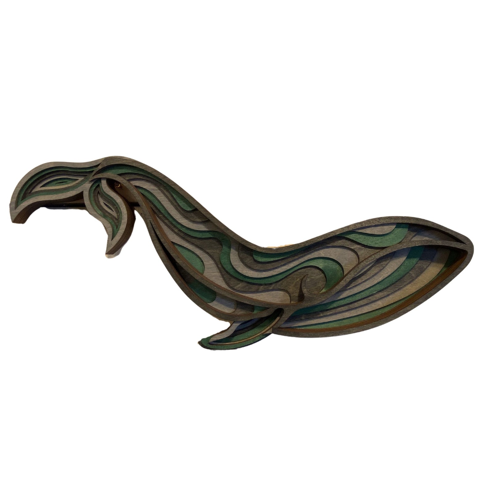 Laser-cut Wood Song of the Whale - Mini