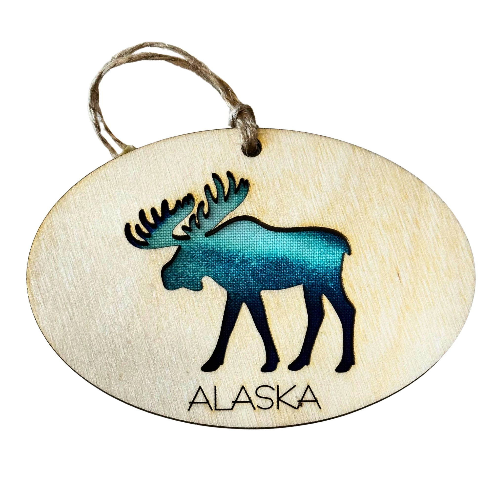 Laser-cut Wood Ornament 2 Layer