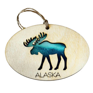Laser-cut Wood Ornament 2 Layer