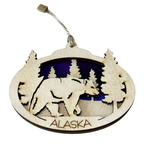 Laser-cut Wood Ornament 3 Layer