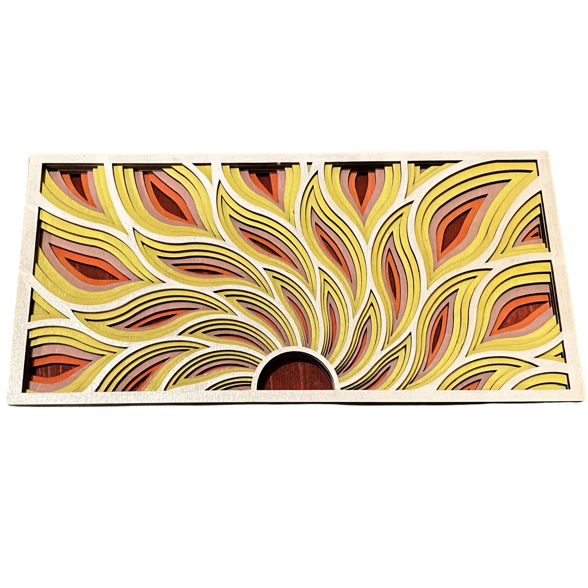 Laser-cut Wood Dazzling Sunrise Wood Art