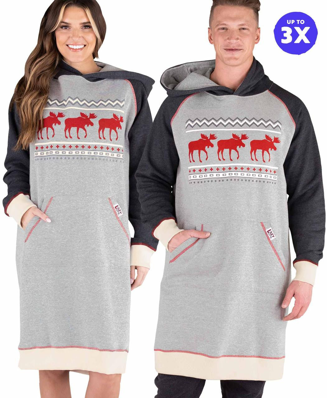 Cabin Moose Sleep Hoodie