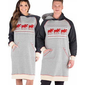 Cabin Moose Sleep Hoodie