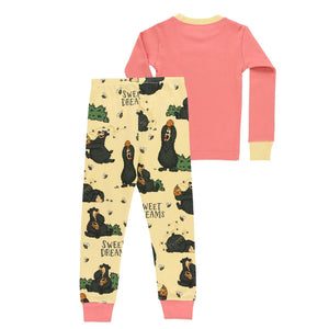 Sweet Dreams Bear Kid's Long Sleeve PJ's