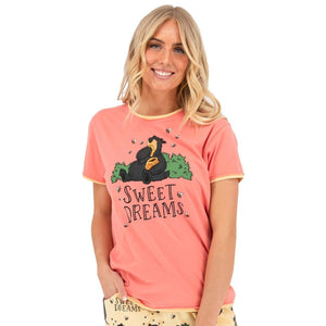 Sweet Dreams Bear Women's Regular Fit PJ Tee