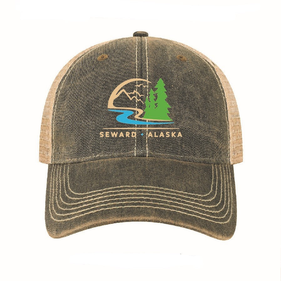 Forests Tides and Treasures Logo Trucker Hat