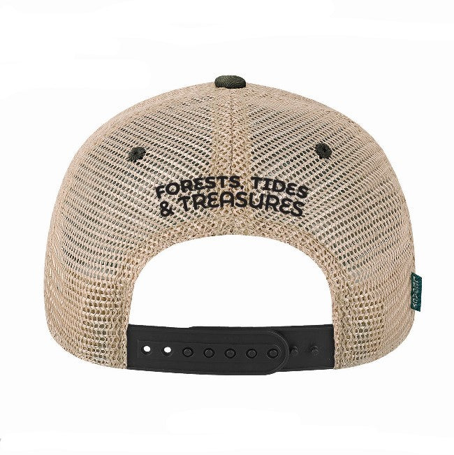 Forests Tides and Treasures Logo Trucker Hat