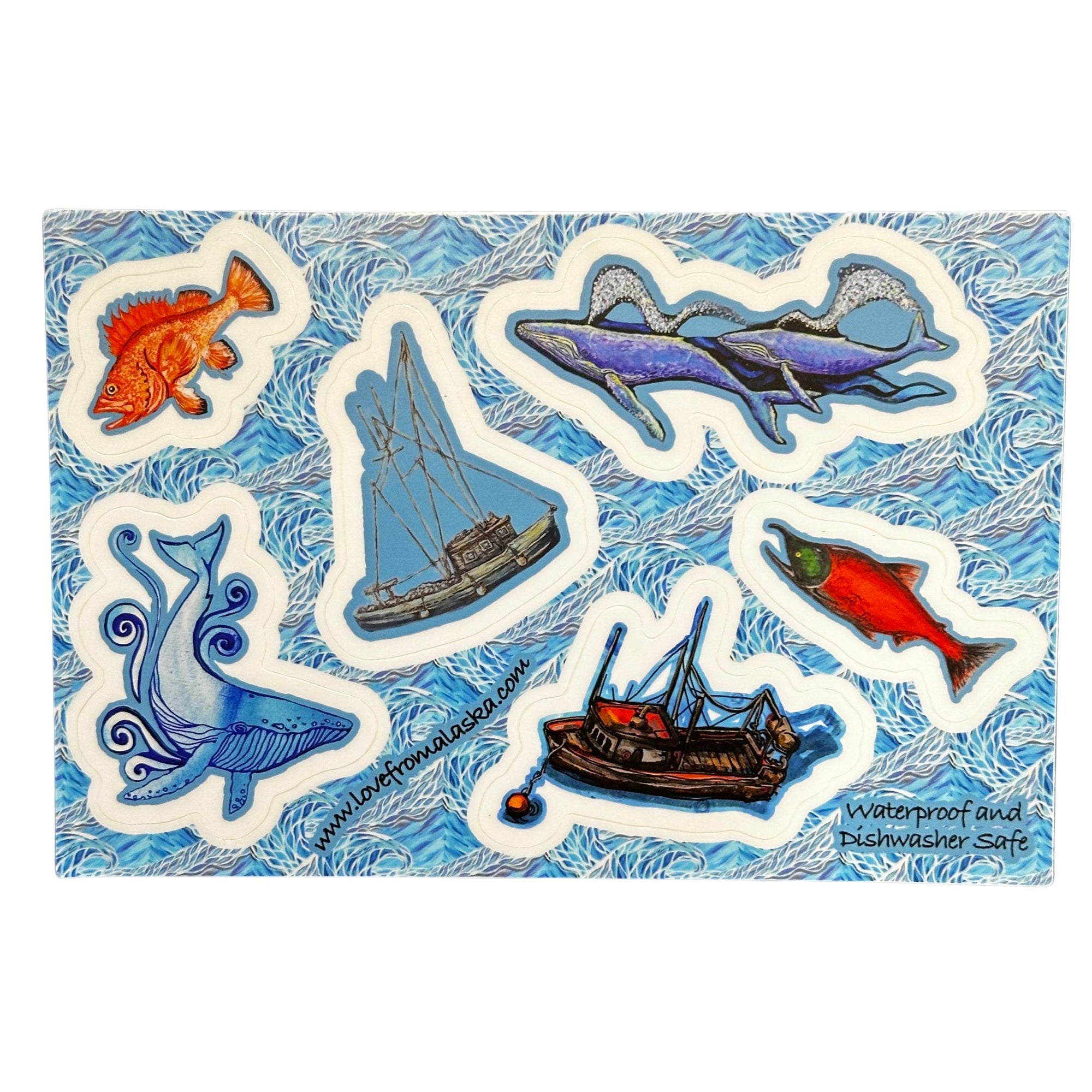 Boats and Friends Sticker Sheet