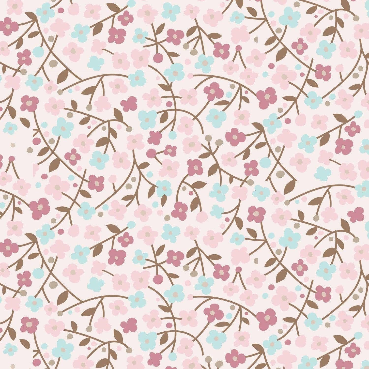 Bedford Floral Swaddle Blanket