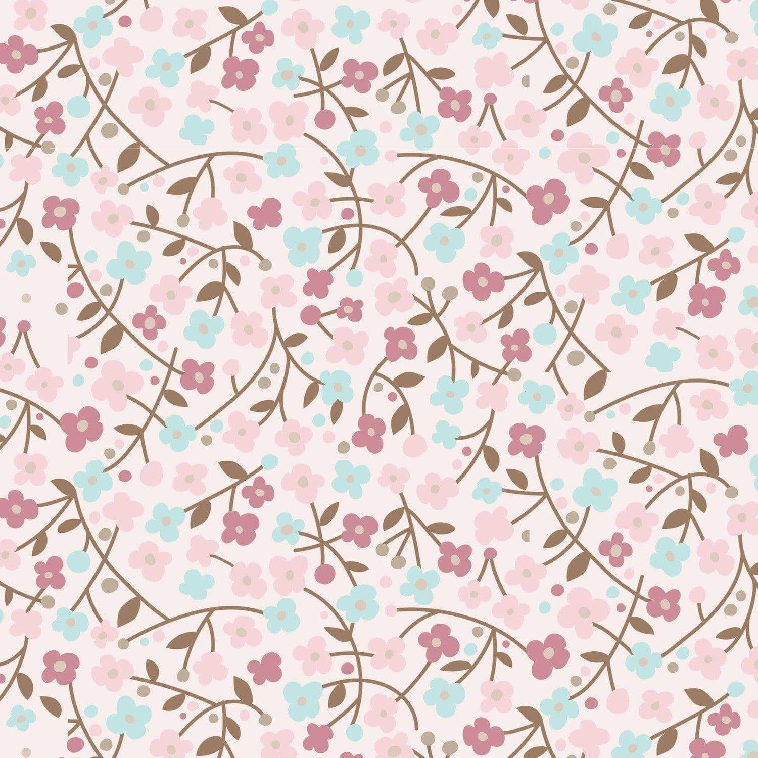 Bedford Floral Swaddle Blanket