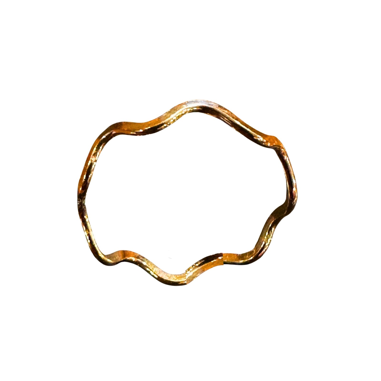 Thin Wavy Rings