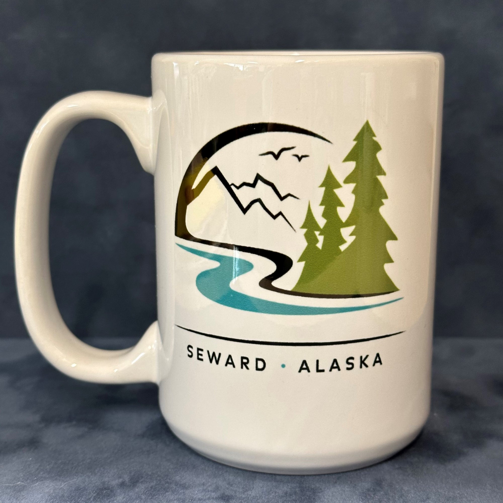 Forests Tides and Treasures 15oz. Ceramic Mug