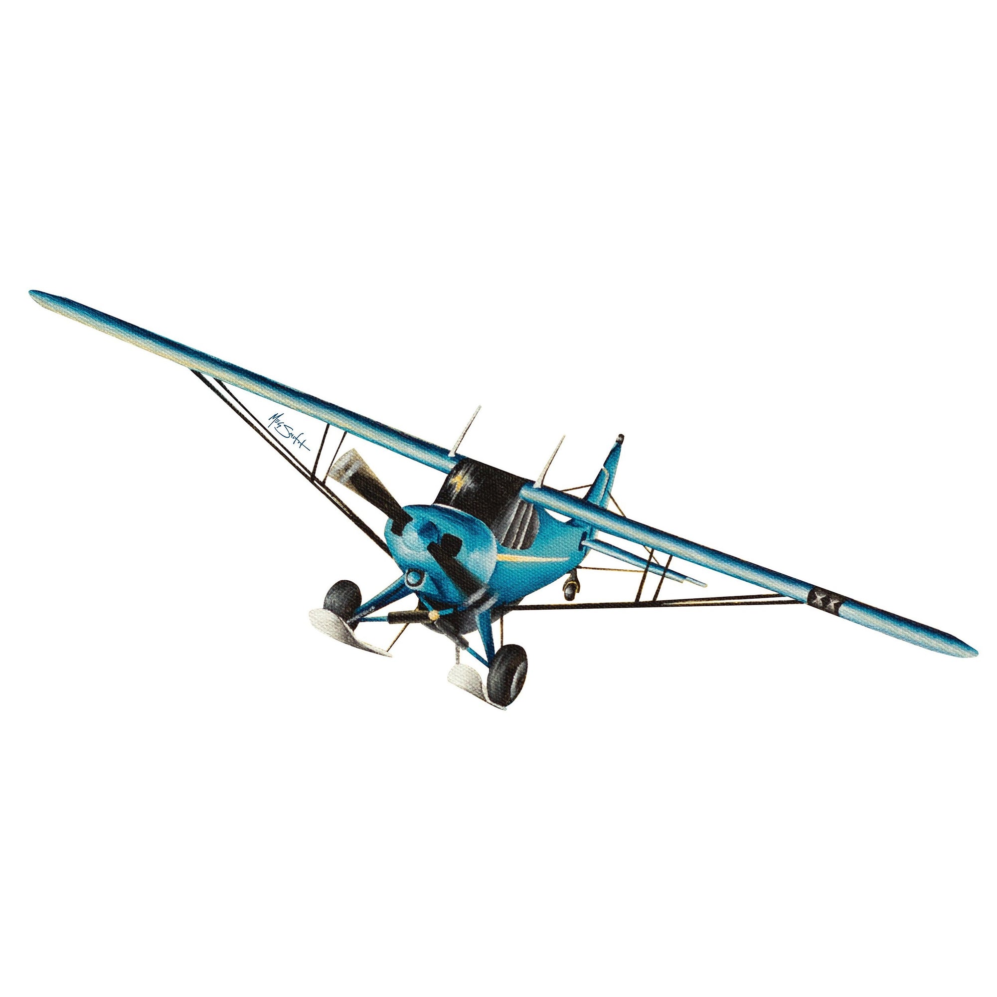 Cub on Skies Sticker