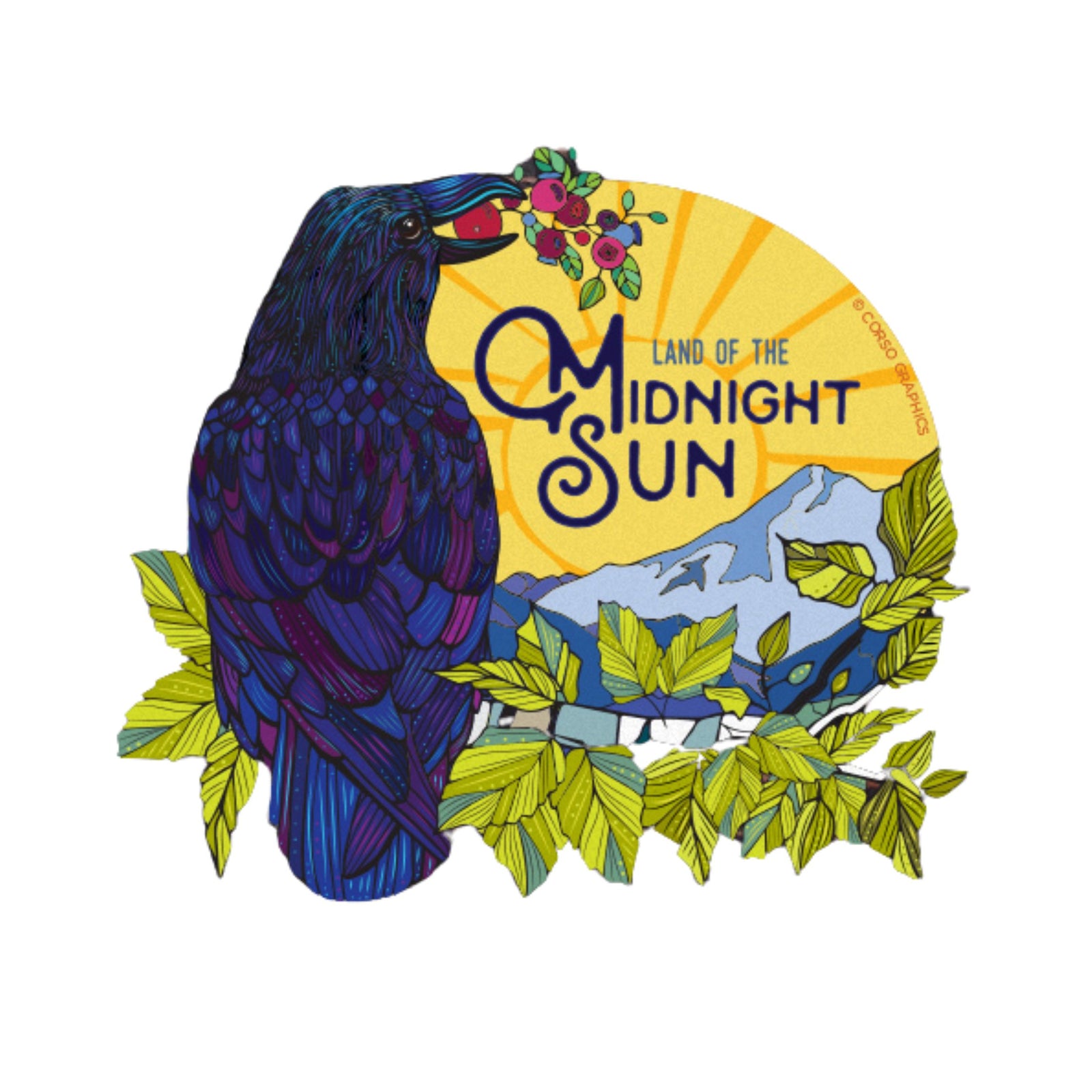 Midnight Sun - Sticker
