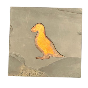 Slate and Copper Inlay Trivet