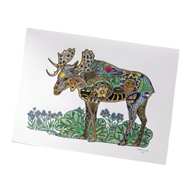Sue Coccia Moose Print